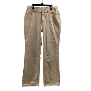 Women's size 10M Khaki Pants 100% Cotton Riveted by Lee Straight leg 90's